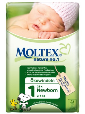 Moltex Öko Newborn 2-4 kg Beutel à 23 Stk.