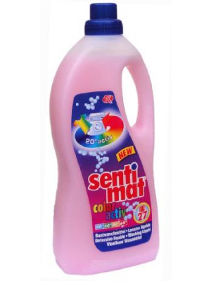 Sentimat Color activ Flüssigwaschmittel, 6 x 1.5 Liter